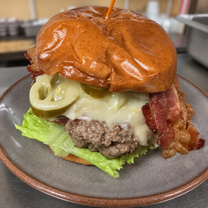 Texas Burger at Bobola's Restaurant in Nashua NH