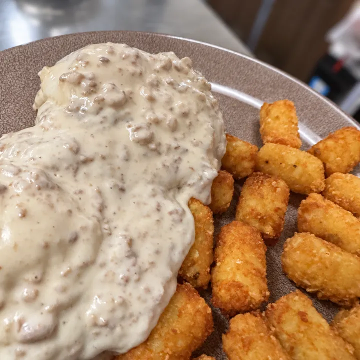 Biscuits and Gravy at Bobola's Restaurant in Nashua NH