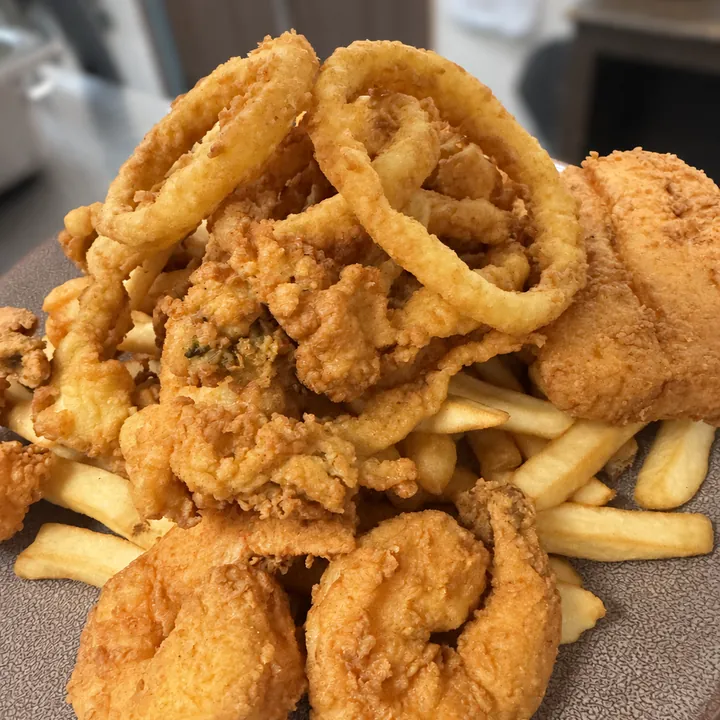 Fisherman's Platter at Bobola's Restaurant in Nashua NH