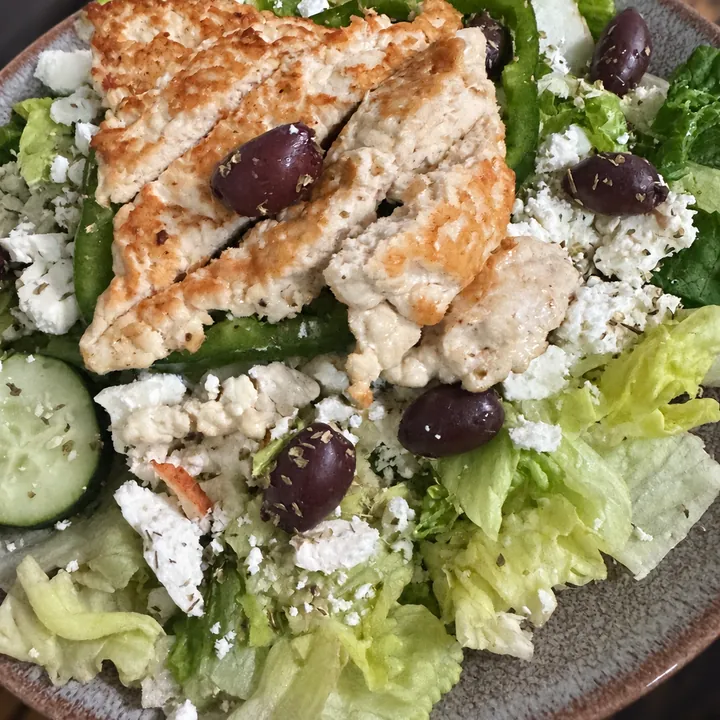 Greek Chicken Salad at Bobola's Restaurant in Nashua NH