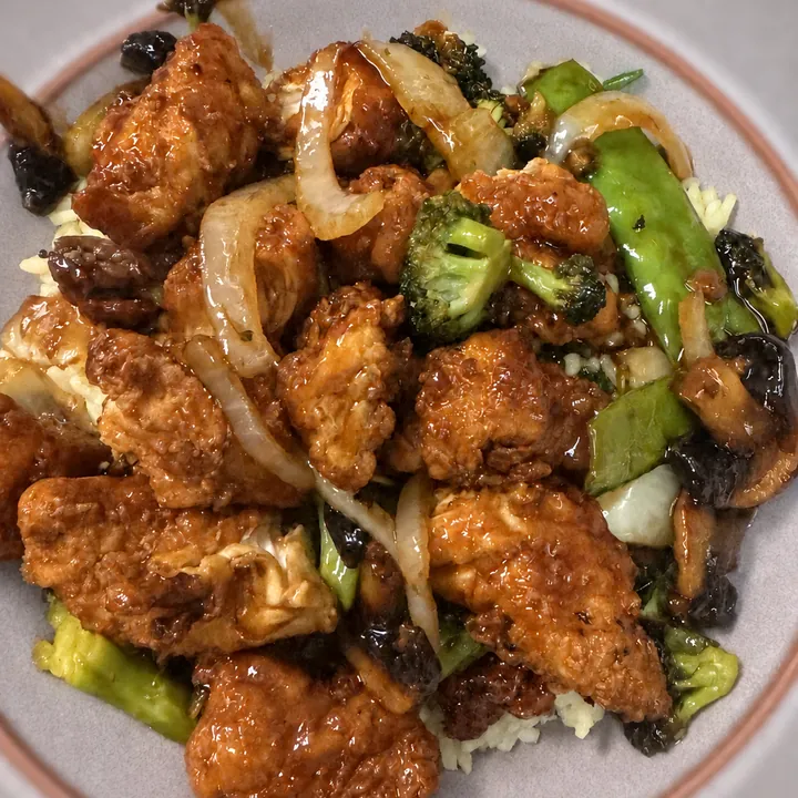 Chicken Teriyaki at Bobola's Restaurant in Nashua NH
