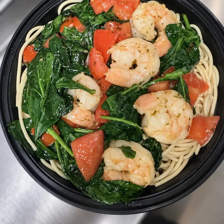 Shrimp Scampi at Bobola's Restaurant in Nashua NH