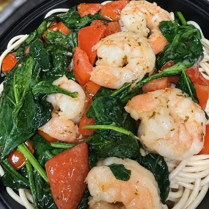 Shrimp Scampi at Bobola's Restaurant in Nashua NH