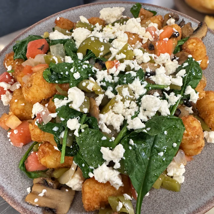 Veggie Tots with Feta at Bobola's Restaurant in Nashua NH